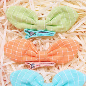 Moño Decorativo para Mascotas, Hecho a Mano, Transpirable y Ecológico, de Tela de Poliéster, con Diseño de Orejas de Conejo y Flores, para Perros y Gatos - Product Image 3