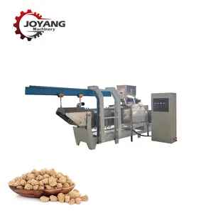 200 - 260 kg / hr kacang kedelai pengolahan garis bentuk bulat gambar Protein Extruder mesin