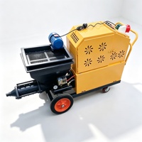 Machine à projeter du mortier électrique intelligente avec fonctionnement économe en énergie pour des travaux de plâtrage efficaces