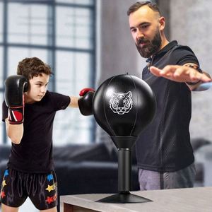 Heavy Duty Desk <b>Boxing</b> Punch Bag with Suction Cup Speed <b>Ball</b> for Kids and Adults-Stress Relief Desktop Punching Practice - Product Image 2