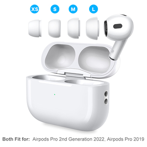 Nuevos Puntas de Silicona de Repuesto New Bee (4 Pares, Tallas XS/S/M/<span class=keywords><strong>L</strong></span>) para Apple <span class=keywords><strong>Airpods</strong></span> <span class=keywords><strong>Pro</strong></span> 2 (2.ª Generación) con Orificio de Reducción de Ruido - Product Image 4