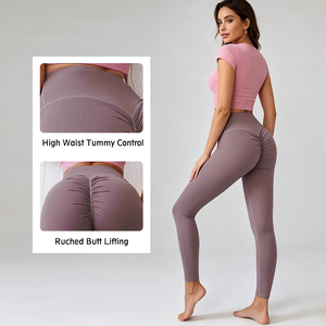 Hot Activewear Pantalons de yoga Vêtements de sport pour femmes Yoga Gym Althelete Leggings - Product Image 2