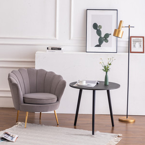 Hiện đại vòng bàn cà phê trong vàng kim loại bàn trà cho sofa đồ nội thất nhà cho phòng khách hoặc phòng ngủ - Product Image 4