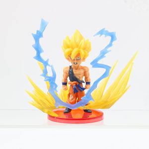 Figura de dragón DBZ, modelo de juguete de 8CM, versión Q, bonito Son Goku, <span class=keywords><strong>Broly</strong></span>, Vegeta, Frieza, conjunto de figuras de PVC, Mini estatua de Anime, muñeca, 9 Uds. - Product Image 6