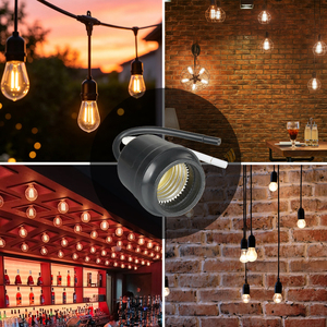 Support de lampe fils électriques <span class=keywords><strong>E27</strong></span>, 5 pouces, pièces - Product Image 5