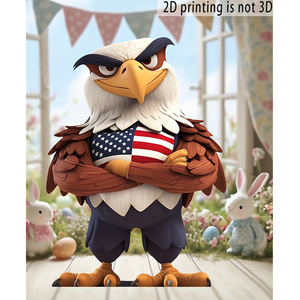 รูปปั้นนกอินทรีหัวโล้นแสดงความรักชาติ พร้อมธงชาติอเมริกัน ของตกแต่งวันประกาศอิสรภาพ 4 <span class=keywords><strong>กรกฎาคม</strong></span> และของขวัญแสดงความรักชาติ - Product Image 4