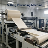 Machine de découpe et de rembobinage intelligente haute précision pour film laminé et papier en rouleaux larges de grand diamètre