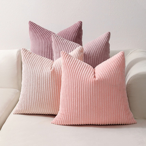Coussin <span class=keywords><strong>d</strong></span>écoratif uni pour canapé, dossier ou tête de lit, avec housse - Product Image 2