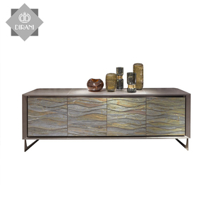 Wood <strong>Sideboards</strong> Living Room Storage Cabinet <strong>Grey</strong> Luxury Buffet Cabinet <strong>Sideboard</strong> <strong>Modern</strong> Side Cabinet Buffet Table Furniture - Product Image 2