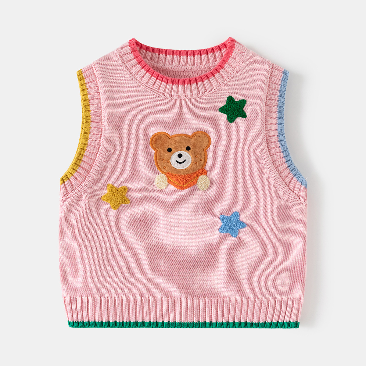 Pink patch bear