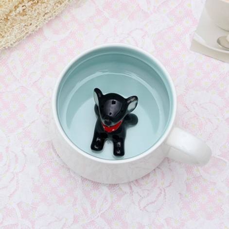 Tasse blanche - petit éléphant