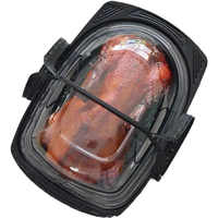 Boîte de poulet rôti jetable, boîte à emporter portable de qualité alimentaire, boîte de canard rôti au micro-ondes