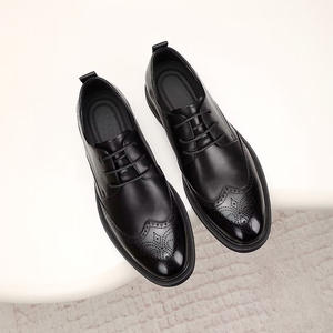 Chaussures habillées en cuir véritable de qualité professionnelle, imperméables - chaussures habillées formelles adaptées aux occasions formelles - Product Image 2