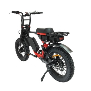 Motocicletas eléctricas de 2000W para hombres, estilo retro, con tracción total, 40ah, suspensión completa, todoterreno, para adultos. - Product Image 3