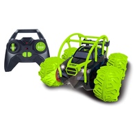 Voiture télécommandée amphibie 989-04, camion benne cascadeur RC avec roues gonflables pour enfants