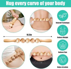 Yukmin Gỗ Công Cụ Trị Liệu Gua SHA Bằng Gỗ Cho Cơ Thể Hình Cho Cơ Bắp Đau Cơ Thể Bạch huyết Thoát Nước - Product Image 6