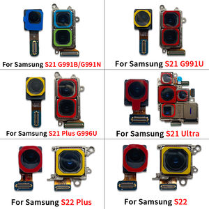 Kit de cámara frontal trasera para Samsung S21 G991B G991N <span class=keywords><strong>G991U</strong></span> S21 Plus G996B G996U S21 Ultra S22 Plus Módulo de cámara trasera Cable flexible - Product Image 3