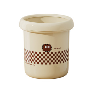 Large Trash Can With Pressure <b>Ring</b> For Kitchen Bathroom Home Use Multi Function <b>Storage</b> - Product Image 3