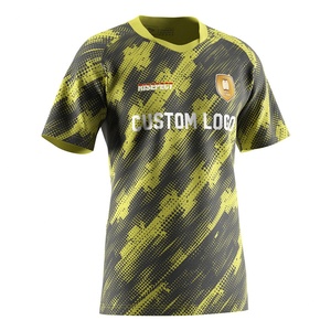 T-shirts de sport de luxe à sublimation, col en V, séchage rapide, maillots de football américain, conception personnalisée pour toutes les équipes, créez votre propre maillot de rugby - Product Image 3