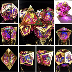 Torre de dados de metal de espuma de 12 pulgadas, dados cuadrados de 16mm, dragón sólido y mazmorra, dados de metal rpg personalizados - Product Image 6