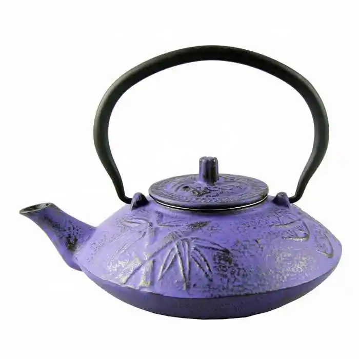 High Quality Teapot Iron Cast Tea Pot 800ml Chinese Style Enamel Tea POT With Stainless Steel Filter Many Size and Color