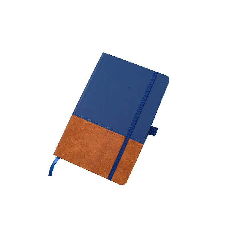 Wholesale Custom A5 with Elastic Strap Pu Journal Diary Notebook Printed Brand Logo Diary Notepad Note Book PU Leather Notebook
