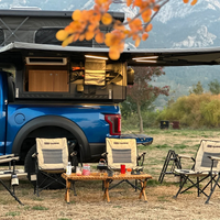 Nouvelle caravane de voyage en fibre de verre avec salle de bain intégrée, prix compétitif, meilleur camping-car pour pick-up