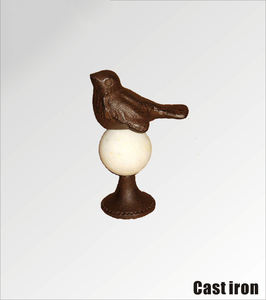 LEVERT LA1294 antik besi cor hitam tugas berat berdiri patung burung dekoratif burung merpati untuk kertas dekorasi jendela - Product Image 6