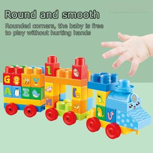2024 סינית חינוכית מסורתי חינוך אבן בניין רכבת פלסטיק בלוקים בניין דגם מודרני ערכת צעצוע לילדים ארוזה - Product Image 3