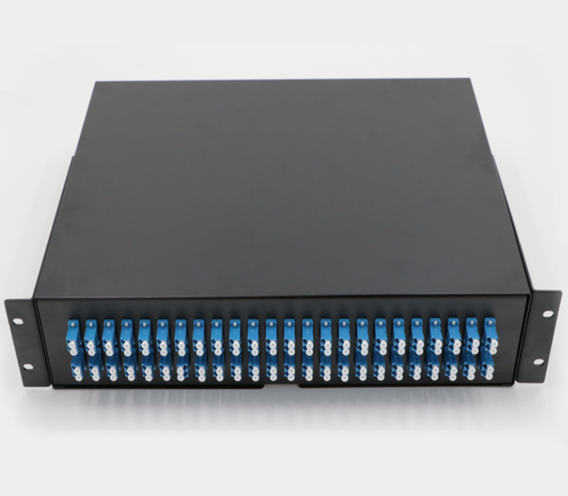 24 Port LC Sliding Type SMC Material Fiber Optic Patch Panel OTB Optical Distribution Frame (ODF) for FTTH/FTTB/FTTX TLC
