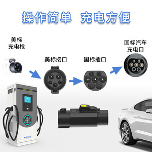 Adaptateur Qiao Yi J1772 Type1 vers GBT pour la conversion de station de recharge de véhicules électriques avec coque en PC ignifuge - Product Image 4