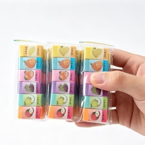 Borrador con Diseño de Frutas, Económico y Popular, Material Escolar, Novedoso, Bonito, Mini Borrador de Goma Perfumado para Lápiz - Product Image 4