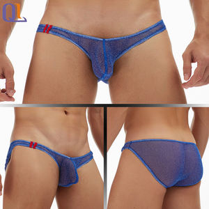 Biancheria intima da <span class=keywords><strong>uomo</strong></span> Sexy di alta qualità con perizoma sottile Ultra-sottile biancheria intima <span class=keywords><strong>trasparente</strong></span> in rete breve - Product Image 1