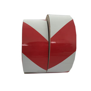 شريط عاكس صناعي رخيص من الفئة 1 مع طباعة حمراء علامات السلامة المرورية علامات تحذير المرور - Product Image 6