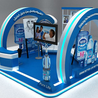 Stand de Exhibición Modular Personalizado MEGA Moderno para Ferias de Arte y Eventos