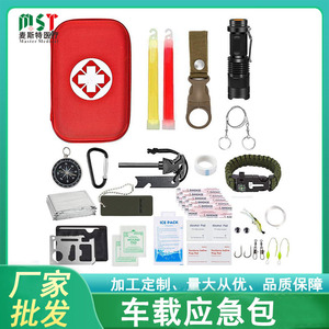 Emergency <b>Tool</b> Kit 9cm Multi Functional Outdoor Survival Gear With <b>Fire</b> Starter And Bottle Opener For Camping Hiking - Product Image 5