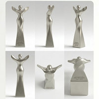 Trophée personnalisé en résine gravée et imprimé UV, style pyramide, marque JYH, design créatif, récompense de danse, trophées or, argent, bronze