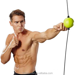 <span class=keywords><strong>Set</strong></span> de Pelotas de Reflejo para Boxeo, Pelota de Velocidad, Entrenador de Boxeo, Gel de Silicona Verde y PU/Nylon, Ventosas Fuertes - Product Image 4