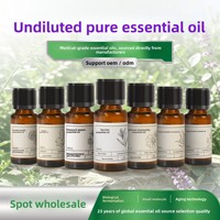 Huile essentielle pure d'aromathérapie végétale : Rose, Ylang-Ylang, Arbre à thé, Encens, Orange, Lavande - Hydratante