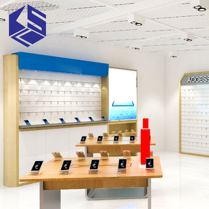 Hiện đại chất lượng cao bằng gỗ Kệ trưng bày cho điện thoại di động bán lẻ cho kính điện thoại di động sửa chữa cửa hàng trang trí-Bán buôn - Product Image 5