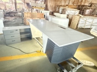 Chaises de bureau exécutives modernes blanches, mobilier de bureau, bureau pour manager