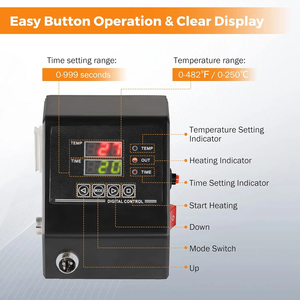 MIDA STARTPRINT Nueva Caja de Control de Prensa de Calor Semiautomática de Repuesto, Accesorio Digital para Máquina de Transferencia de Impresión, Control de Temperatura - Product Image 4