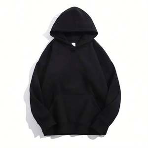 Venta al por mayor 100% algodón Sudadera con capucha de gran tamaño para las mujeres de peso pesado 320 Gsm transpirable personalizado logotipo bordado invierno en blanco impreso - Product Image 2