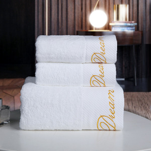 Custom Logo <strong>Print</strong> Embroidered Cotton <strong>Towel</strong> 5 Star Hotel Face Hand Bath <strong>Towel</strong> for Salon <strong>Beauty</strong> Spa - Product Image 3