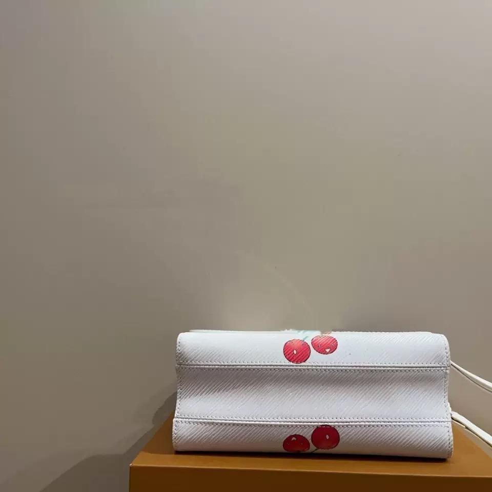 LY Luxury Designer Brand High Quality Cherry Pattern Ladies Fashion ...