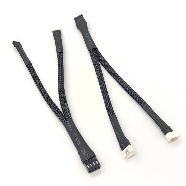 Internal 4Pin 3Pin 1 4 Female PWM Fan Splitter Power Extension Cable for Home Appliance Electronic Automobile Use PVC Insulation