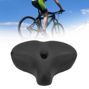 Sillín de <span class=keywords><strong>Bicicleta</strong></span> de Espuma Viscoelástica, Cuero Artificial, Hueco y Transpirable, Doble Absorción de Impactos, Utilizado para Reemplazar Pastillas de Freno - Product Image 6