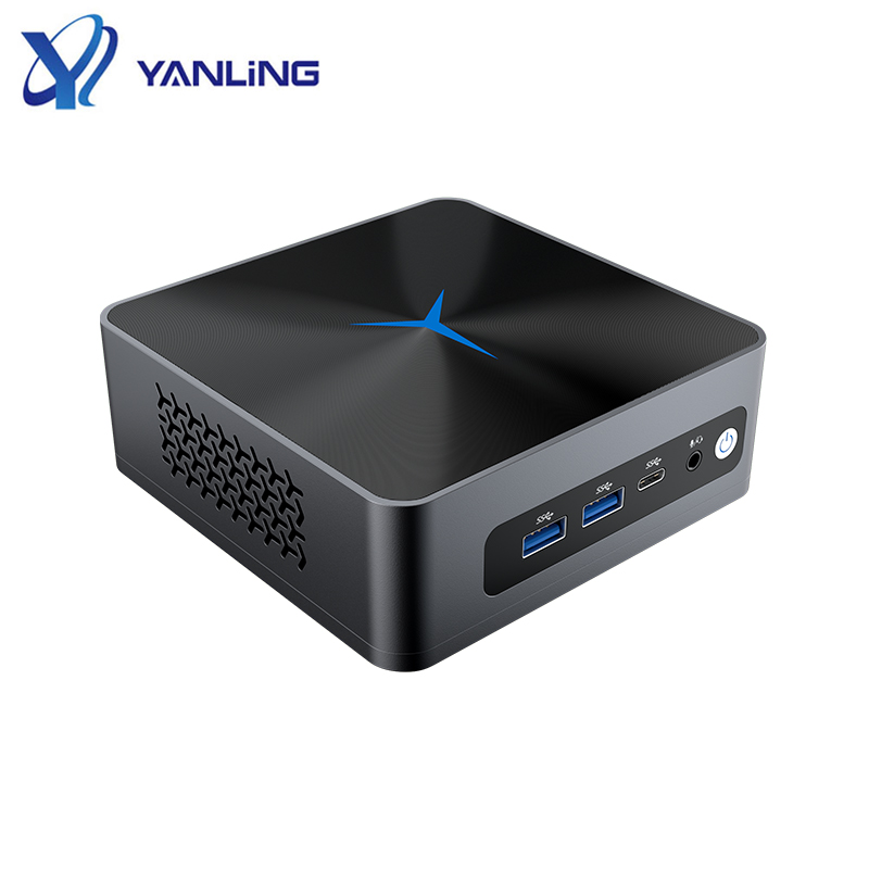 Yanling NUC Mini PC Windows 10 Pro Core i5/ i7 10810U Mini Desktop PC with HDM-I/DP for Office Work small mini computer with fan