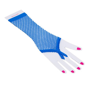 Nouveau femmes solide mitaines gants Sexy fille dentelle mitaines Net respirant Performance danse thème fête longue maille résille gants - Product Image 2
