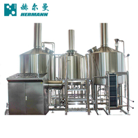 Équipement de micro-brasserie 2000L avec 4 cuves en acier inoxydable pour hôtels